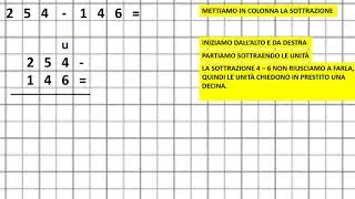 Sottrazioni con centinaia