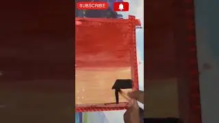 Easy painting using poster colour #youtubesshort #watercolor #painting #indianaart #shorts