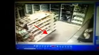 Ghost caught on a gas station  CCTV camera #ghost #paranormal #haunted