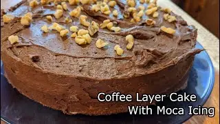 Grandma's Cookbook- Coffee Layer Cake with Moca Icing