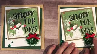 Christmas Cards - Say Freeze Hot buy paper pad