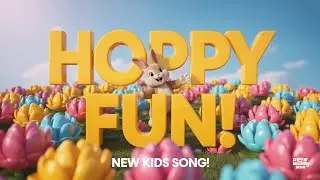 Bunny Song Hop Hop | Funny Bunny Kids Rhymes and Rabbit Music for Toddlers Preschool Fun