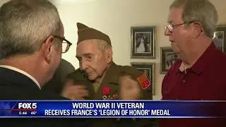 WWII veteran receives France&rsquo;s 'Legion of Honor' medal