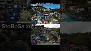 StoBoSa Valley of Colors 2020 vs 2024 - DJI Motion Lapse  #travel #benguet #djiosmopocket