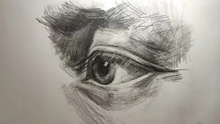 【素描】眼睛 侧面 [Sketch] Side view of eyes 【スケッチ】目の側面