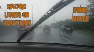 TURNING ON YOUR HAZARD LIGHTS IN HEAVY RAIN IS SO DUMB