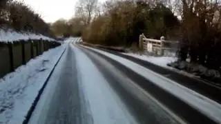 Heading for Halstead in the Snow