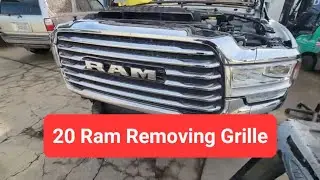 2019-2022 Ram 2500 3500 How to Remove The Grille Assembly