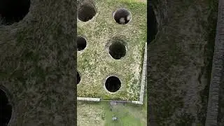 Lime kilns Holy Island #limekilns #dronefootage #holyisland