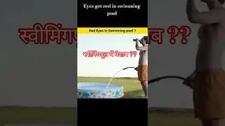 eyes red infection in swimming pool urine vs chlorine facts#facts#science#shortsfeed#shorts#viral