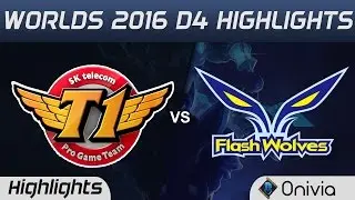 SKT vs FW Highlights Worlds 2016 D4 SK Telecom T1 vs Flash Wolves
