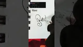 Rimi name art signature. Sign R #sign #signature #art #letter #lettersign