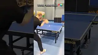 Is this the worlds fastest table tennis serve?? #pingpong #tabletennis