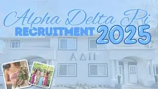Alpha Delta Pi Chico State | 2025 Recruitment video