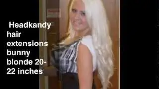Headkandy Hair Extensions Bunny Blonde 20 - 22 Inches
