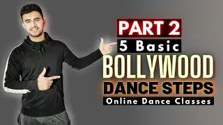 5 Basic Bollywood Dance Steps for Beginners Part 2 | Online Dance Classes | Choreo N Concept