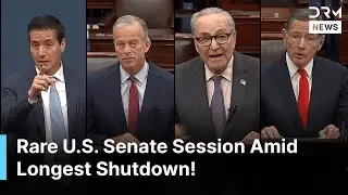 FULL DEBATE: U.S. Senate Holds Rare Saturday Session Amid Historic Shutdown | DRM News | AC1Z