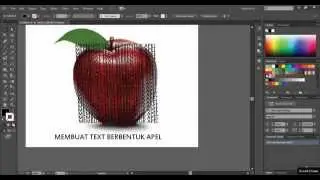 Belajar Adobe Illustrator   Typography Text Dengan Object Apel