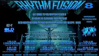 DJ D2 - Rhythm Fusion 8 (91-92 oldskool) 11.10.25 vinyl #rave #oldskool #breakbeat #dj
