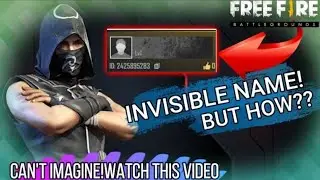How to write invisible name Free Fire india