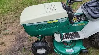 PowerKraft Hydrostatic Riding Lawnmower With 18hp Opposed Twin Briggs Run up and Look Over