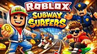 THE Subway Surfers Game In Roblox 🚇🚆🎮👮💫 #roblox #robloxgames #gameplay 