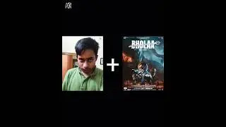 Bholaa movie Poster editing | #Shorts | By- Anubhav Aranya..🤩
