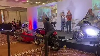 Honda 6 Cylinder RC374 built by Allen Millyard  Engine Startup National Motorcycle Museum Live 2025