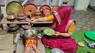 चूल्हे का खाना #rajasthani food and farming