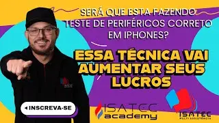 TESTE CORRETO DE PERIF&Eacute;RICOS EM IPHONES