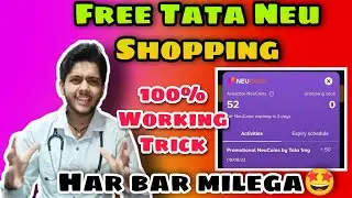 How to get Free Tata Neu Coins Trick 🔥 | Free Products loot today | Tata 1mg Free Shopping Loot