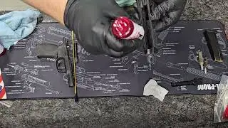 ASMR Smith & Wesson 40 Cleaning *no talking*
