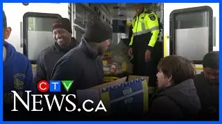 Toronto police hold &lsquo;Cram the Cruiser and Ambulance&rsquo; for Hurricane Melissa relief initiative