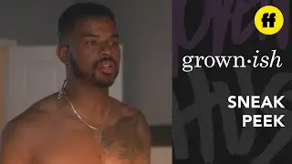 grown-ish Season 4 Summer Finale | Sneak Peek: Zoey and Aaron Discuss Luca's Party | Freeform