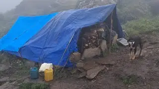 Nepali Mountain Village Life During the Rain || A Peaceful Rural Lifestyle Documentary Video |