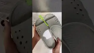 Unboxing The Crocs Echo Slides (Elephant Colourway)