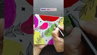 waste cardboard Boho art🩷✨#shorts #boho #diy #craftideas #painting #viralshort #art