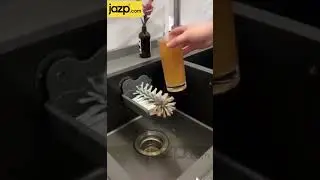 FN-Water Bottle Cleaning Brush with Suction Base.