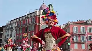 1ere Bataille de Fleurs au Carnaval de Nice 2024 - Sorties Media Presse - ©  Brigitte Lachaud