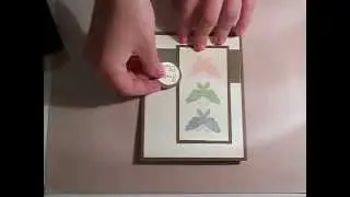 Just a note butterfly card