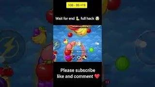 wait for end 😯 Full hack 🤯 worm merge 🐍 #shorts #viral  #youtubeshorts #games #gameplay