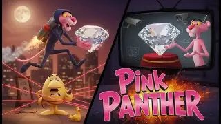 Pink Panther ka Diamond Chori Plan 💎😂 Ulti Seedhi Chorri! | Funny Cartoons | Hindi Cartoon