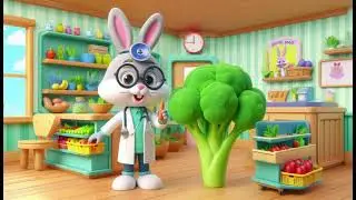Doctor Bunny&rsquo;s Broccoli Boogie Check | Fun Nursery Rhymes & Kids Songs 🐰🥦🎶