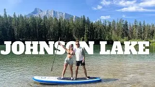 Paddle boarding at Johnson Lake, Banff | Banff National Park