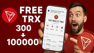 Получите бесплатный бонус TRX | Пошаговое руководство | Бесплатная раздача криптовалюты в виде бе...