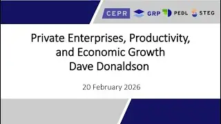 Session 3 - STEG-PEDL Virtual Course - Private Enterprises, Productivity, and Economic Growth