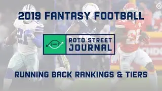 2019 Fantasy Football Running Back Rankings and Tiers | Roto Street Journal