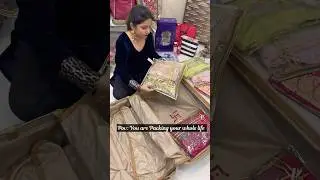 Packing my whole life #wedding #bride #emotions #indianwedding #trousseau #wedmegood
