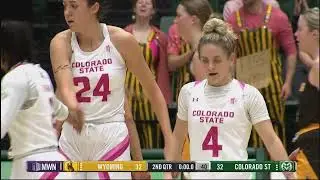 Colorado State Basketball (W): Highlights vs. Wyoming