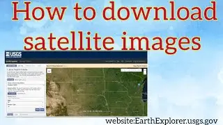 How to download satellite images from earth explorer usgs